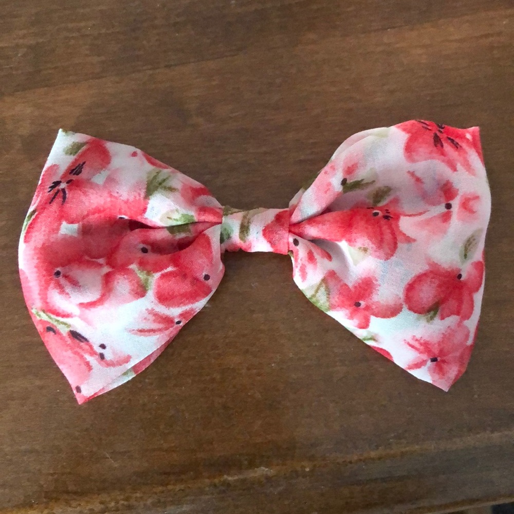 Flower hair bow